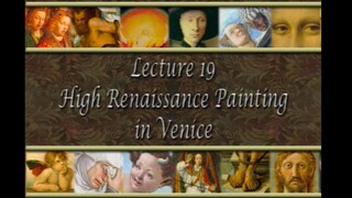 19. High Renaissance Painting in Venice