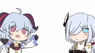 [ Genshin Impact Voice Man ] Little Ganyu and Little Shenhe are counting their own ages, but Little 