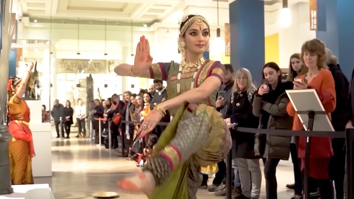 A fascinating performance of Indian classical dance at the British Museum