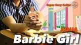 Barbie Girl Aqua Instrumental guitar karaoke cover with lyrics