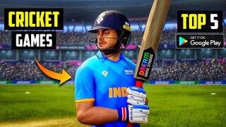 Top 5 Best Cricket Games For Android 2023 l Cricket games android 2023 l World cup 2023