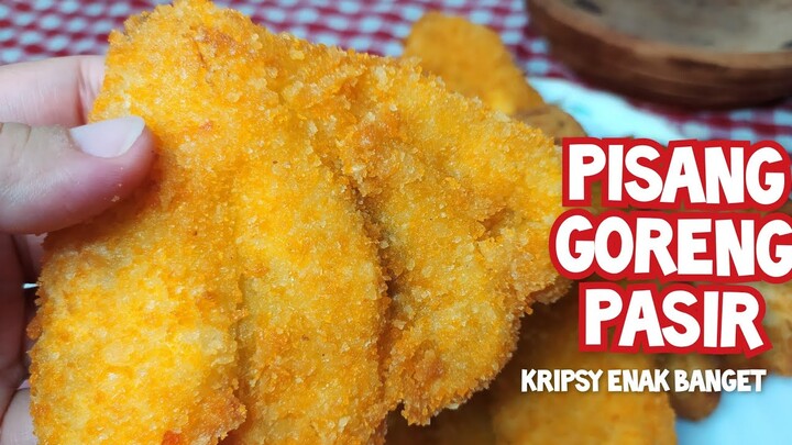 PISANG GORENG PASIR KIPAS ENAK PAKE PISANG KEPOK JUMBO SUPER PULEN