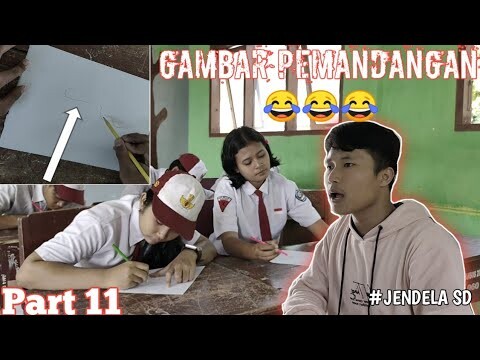 Video lucu sekolah-Gambar bulu *****😂😂-JENDELA SD | Tiko Sausu