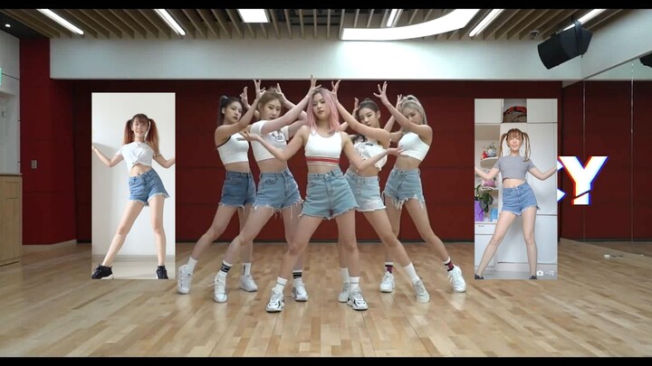 【Doli Nanao】Infiltrating JYP’s practice room to awkwardly dance with the ITZY members? ICY group cho