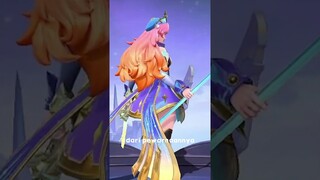 pendapat gw skin starlight odette ini efek skill lebih bagus dari skin zodiac aseli #mlbb