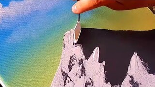 KING ART  N  1  HOW TO PAINT A MOUNTAIN   EASY PAINTING  N  170
