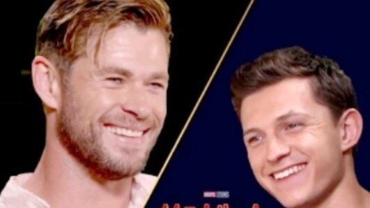 โปรโมชั่น "Men in Black" และ "Spider-Man"! ทอม ฮอลแลนด์ และ คริส เฮมส์เวิร์ธ แวะเวียนมาเยี่ยม!