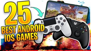 TOP 25 Best FREE Android & iOS Games With Controller Support [Offline/Online]