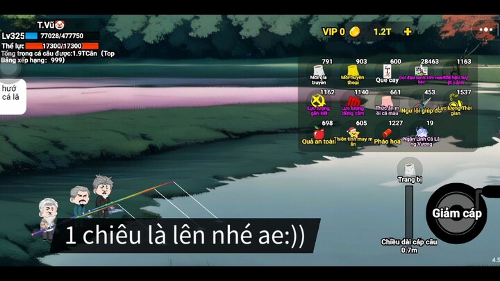 con cá này còn yếu quá tìm con khác làm đối thủ xứng tầm🗿