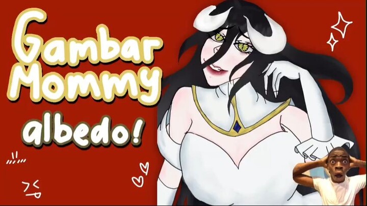 OVERLORD - Drawing Sexy Mommy Albedo from overlord [SPEEDDRAWING]