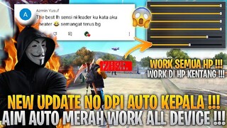 HACKER‼️| SENSITIVITAS AUTO HEADSHOT TANPA DPI | NEW UPDATE SETTING 100% HEADSHOT | WORK SEMUA HP‼️