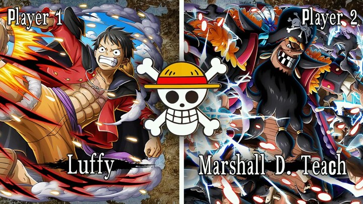Monkey D. Luffy Vs Marshall D. Teach, Perebutan Tahta Raja Bajak Nih !!!