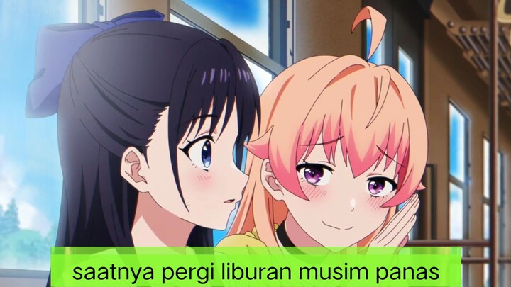 #KompetisiKreasiUnggahan3 , penyihir dan teman - temannya pergi liburan musim panas