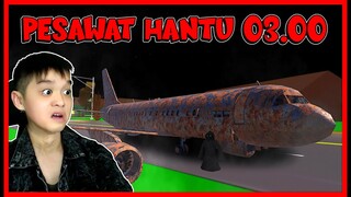 ATUN & MOMON NAIK PESAWAT HANTU JAM 3 MALAM !! Feat @MOOMOO Roblox RolePlay Indonesia