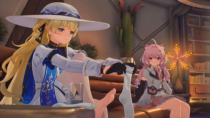 [Stellar Blade Animation] Phoebe’s Hand-Drip Coffee [seedance 2.0 Animation]