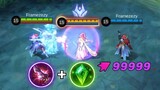 guinevere divine glaive + holy crystal combo