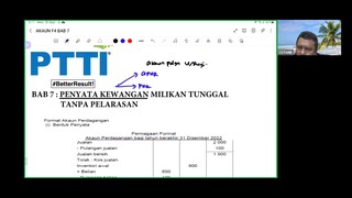 AKAUN F4 BAB 7 PENYATA KEWANGAN MILIKAN TUNGGAL TANPA PELARASAN