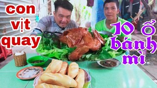 Bà Chè cùng LêNa Đào TV và Mình Hiền Vlog mở ra chuỗi lò Vịt quay Hoàng Ký.Thánh Ròm thử 1 con  liền