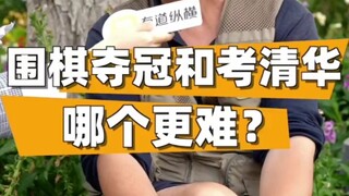 Which is harder, winning a Go championship or getting into Tsinghua University?