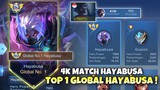 PUSH TOP 1 GLOBAL HAYABUSA ! - Mobile Legends !