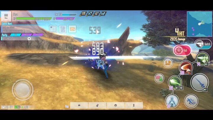 Floor 2 Sword Art Online Integral Factor (MMORPG Android gameplay)