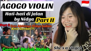 AGOGO VIOLIN - Dan Akhirnya Nidya Jadian Ama Gembel, Gembel Malah Nolak II FILIPINA REAKSI