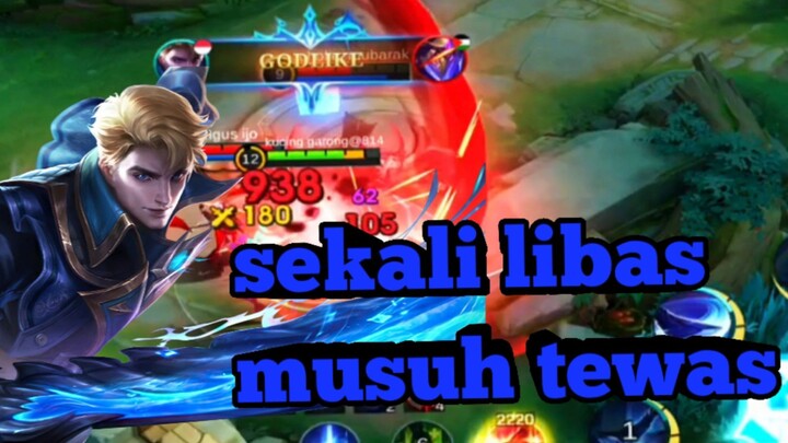 sekali libas langsung sesak nafas