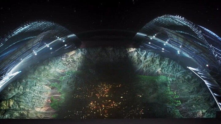 In 2418, humans discover a colossal spacecraft, 2,000 years old and resembling a miniature planet! [
