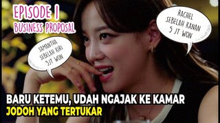 Drakor yang lagi viral, ALUR CERITA DRAMA KOREA, BUSINESS PROPOSAL EPISODE 1