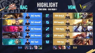 [HIGHLIGHT AIC 2022] VGM vs BAC - TRẬN THUA QUÁ ĐÁNG TIẾC CỦA V GAMING