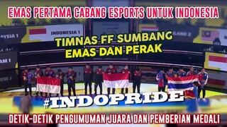 TIMNAS FF BORONG EMAS DAN PERAK DI SEA GAMES 2022‼️ DETIK2 PENGUMUMAN JUARA & PEMBERIAN MEDALI‼️