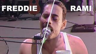 BOHEMIAN RHAPSODY MOVIE 2018 [ LIVE AID COMPLETE SONGS ] Side by Side with the QUEEN LIVE AID 1985
