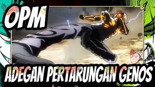 One Punch Man | [Adegan Pertarungan Genos yang Epik] Saksikan Aku Membakar Dana!