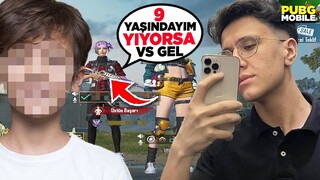 9 YAŞINDAKİ ÇOCUK İLE VS ATTIM!! - PUBG MOBİLE