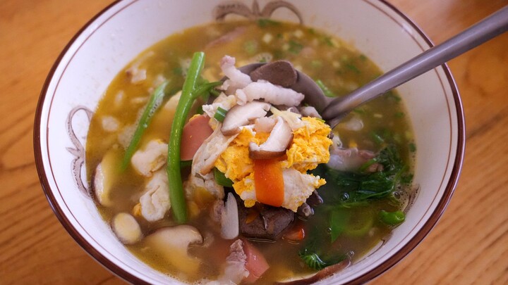 【ซุปสามอย่างสำหรับครอบครัว】นี่คือเมนูแก้ขัดของฉัน ทำง่ายแค่หม้อเดียว ได้ซุปรสชาติสดอร่อย ดื่มแล้วฟิน