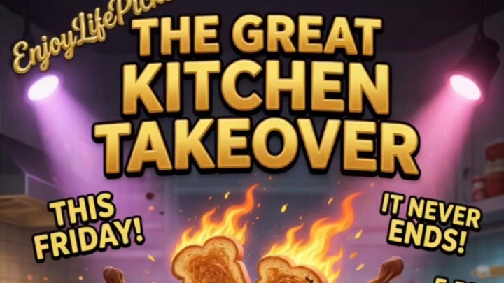 【预告片】厨房每天早上都在崩溃！六个厨房物品彻底失控😂 皮克斯风格AI动画