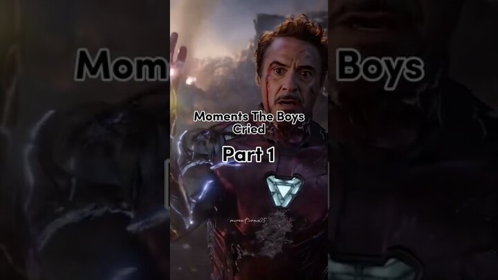 Moments The Boys Cried