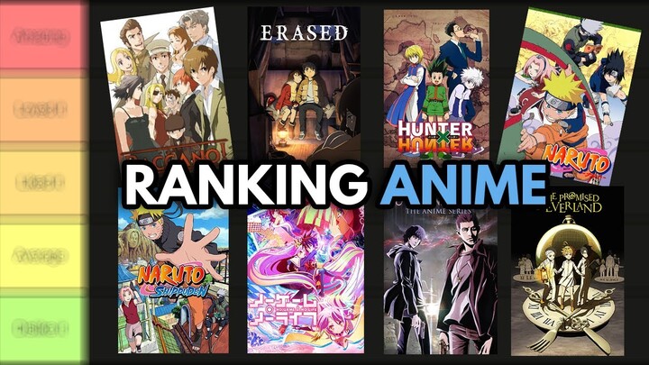 Ranking Anime From Our List | Tier List