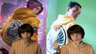 Cowok Ketika Cosplay... (Finn Wolfhard Snapping Fingers Meme)