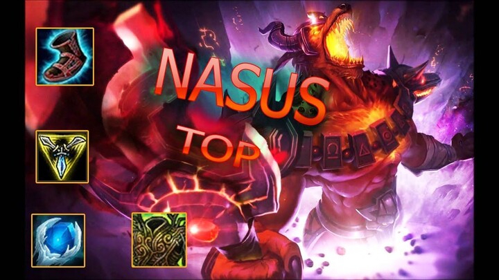 Nasus Top _ Farm Gánh _ Gõ Nát _ Cách chơi và lên đồ _ Liên Minh Huyền Thoại