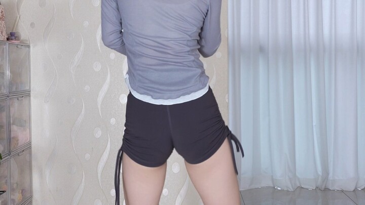 BBOOM BBOOM Dance Black Yoga Pants Back C4096