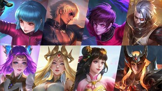 3 KOF SKIN - GUSSION K', AURORA KULA DIAMOND, DYRROTH OROCHI CHRIS + 5 NEW SKIN MOBILE LEGENDS