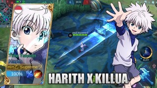 SCRIPT SKIN HARITH X KILLUA ZOLDYCK CUSTOMIZED FULL EFFECTS - MOBILE LEGENDS