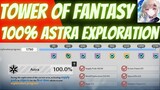 Tower of Fantasy   100% ASTRA EXPLORATION