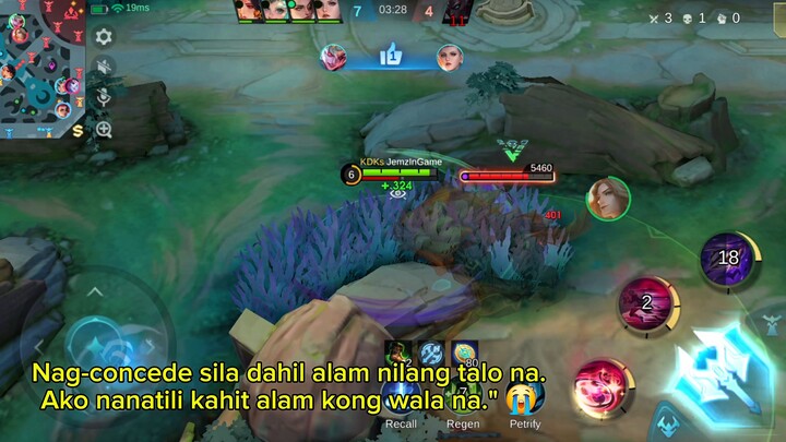 Nag surrender na ang kalaban, ikaw hanggang saan? 🤣| JemzInGame Dyroth Plays (20) | Mobile Legends