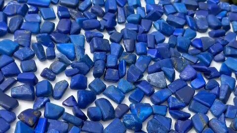 Very Nice polished Lips lazuli From Afghanistan mine. Weight: 980 grams Price: 15k For Sale availabl