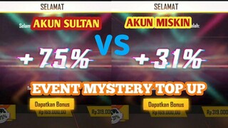 Mystery Top Up Dapat 80% Auto Sultan | GARENA FREE FIRE INDONESIA