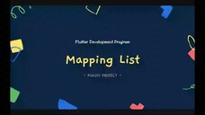 FLUTTER 12 Mapping List (Tutorial Flutter Bahasa Indonesia)