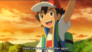 Ash Says Goodbye To His Friends