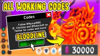 ALL WORKING CODES 2020 *BLOODLINE UPDATE* l ANIME FIGHTING SIMULATOR